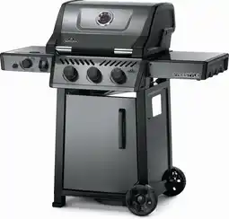 Intratuin Napoleon gasbarbecue met zijbrander Freestyle 365 124 x 64 x 116 cm aanbieding