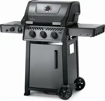 Intratuin Napoleon gasbarbecue met zijbrander Freestyle 365 124 x 64 x 116 cm aanbieding