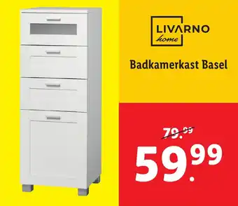 Lidl Livarno badkamerkast basel aanbieding
