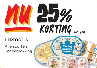 Jumbo Hertog ijs aanbieding