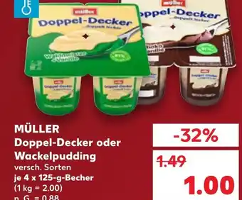 Kaufland DE MÜLLER Doppel-Decker oder Wackelpudding aanbieding