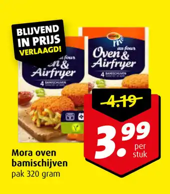 Boni Mora oven bamischijven pak 320 gram aanbieding