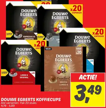 Dekamarkt DOUWE EGBERTS KOFFIECUPS aanbieding