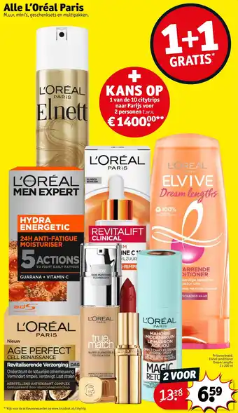 Kruidvat Alle L'Oréal Paris 200ml aanbieding