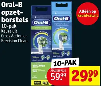 Kruidvat Oral-B opzetborstels 10-pak aanbieding