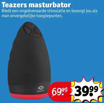 Kruidvat Teazers masturbator aanbieding