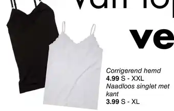 Wibra Corrigerend hemd aanbieding