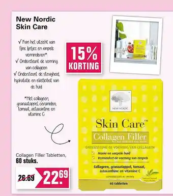 De Online Drogist New Nordic Skin Care 15% Korting aanbieding