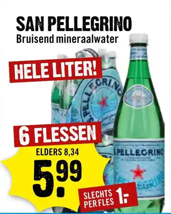 Dirck 3 San pellegrino bruisend mineraalwater aanbieding