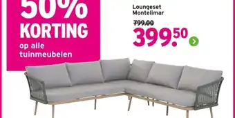 GAMMA Loungeset Montelimar aanbieding
