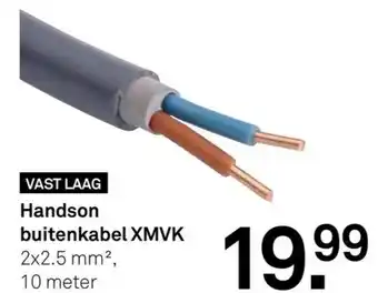 Karwei Handson buitenkabel XMVK 2x2.5 mm², 10 meter aanbieding