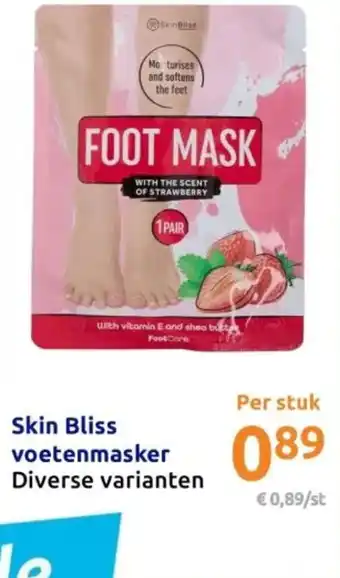 Action Skin Bliss voetenmasker aanbieding