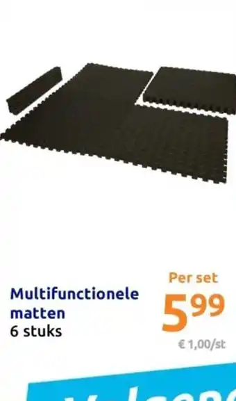 Action Multifunctionele matten 6 stuks aanbieding