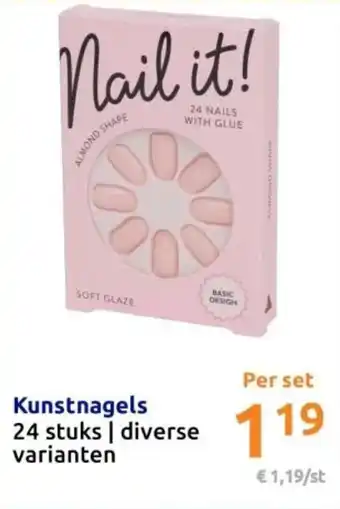 Action Kunstnagels 24 stuks aanbieding