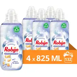 Albert Heijn Robijn wasverzachter Puur & Zacht 4-pack aanbieding