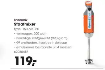 HANOS Dynamix Staafmixer aanbieding