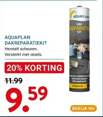 Kluswijs AQUAPLAN DAKREPARATIEKIT aanbieding