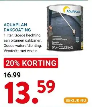 Kluswijs AQUAPLAN DAKCOATING aanbieding