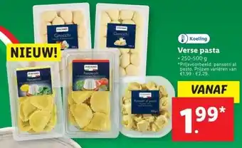 Lidl Verse pasta aanbieding