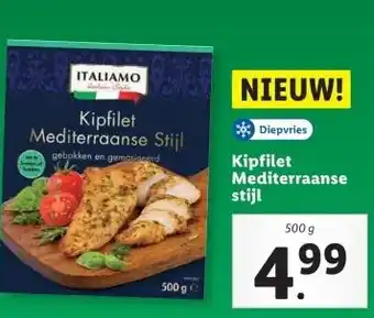 Lidl Kipfilet Mediterraanse stijl aanbieding