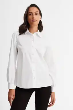 Wehkamp anytime blouse met peter pan kraag wit aanbieding