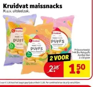 Kruidvat Kruidvat maissnacks aanbieding