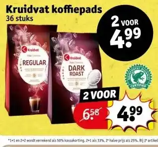 Kruidvat Kruidvat koffiepads aanbieding