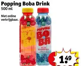 Kruidvat Popping Boba Drink aanbieding