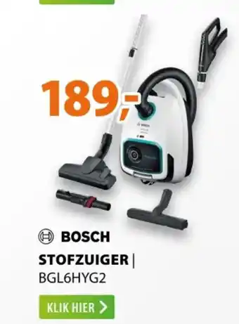 Expert Bosch stofzuiger BGL6HYG2 aanbieding