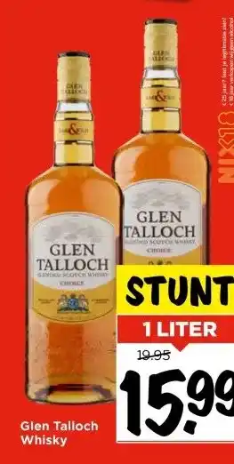 Vomar Voordeelmarkt Glen Talloch Whisky aanbieding