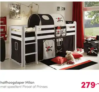 Baby & Tiener Halfhoogslaper Milan aanbieding