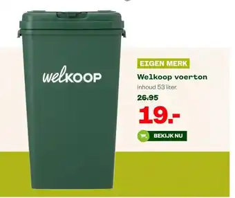 Welkoop Welkoop voerton aanbieding