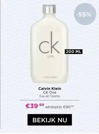 ICI Paris XL Calvin Klein CK One aanbieding