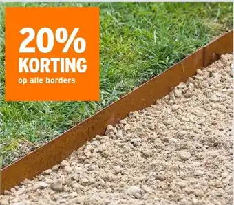 GAMMA 20% KORTING op alle borders aanbieding