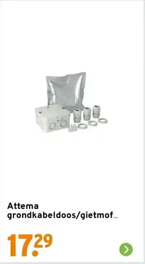 GAMMA Attema grondkabeldoos/gietmof waterdicht aanbieding