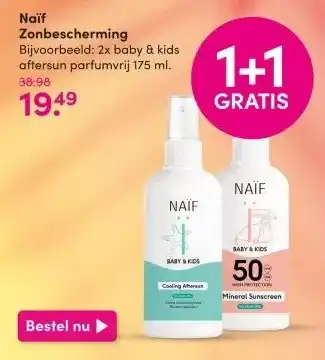 DA Naïf Zonbescherming aanbieding
