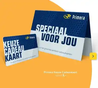 Primera Primera Keuze Cadeaukaart aanbieding