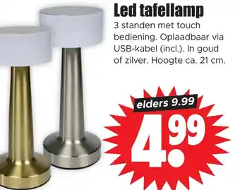 Dirk Led tafellamp aanbieding
