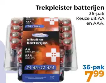 Trekpleister Trekpleister batterijen aanbieding