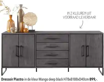 Pronto wonen Dressoir Piastra H78xB188xD40cm aanbieding