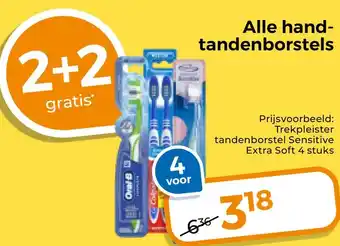 Trekpleister Alle hand- tandenborstels aanbieding