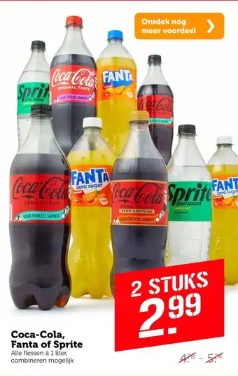 Coop Coca-Cola, Fanta of Sprite aanbieding