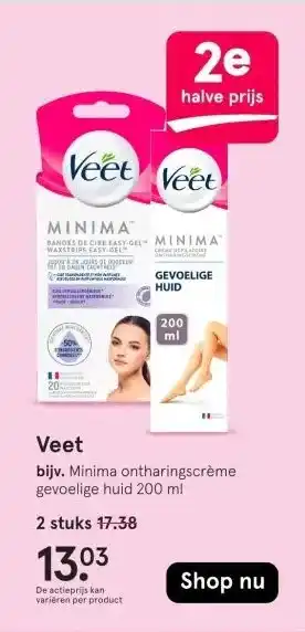 Etos Veet aanbieding