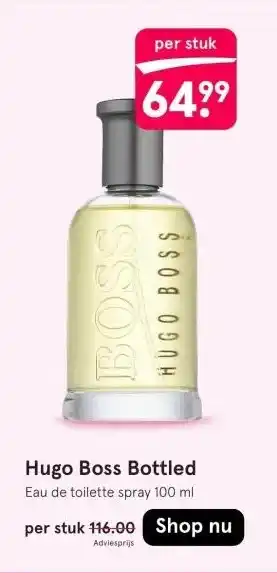 Etos Hugo Boss Bottled aanbieding