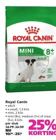 Ranzijn Royal Canin adult aanbieding