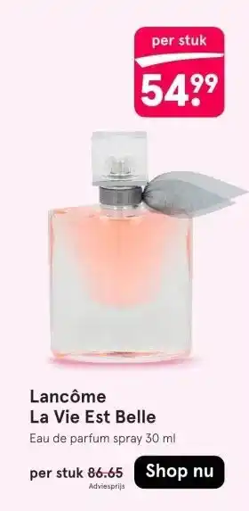 Etos Lancôme La Vie Est Belle aanbieding