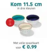 MCD Supermarkt Kom 11.5 cm aanbieding