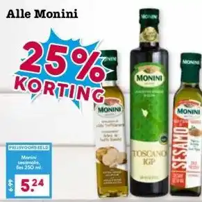 Boon`s Markt Alle Monini aanbieding