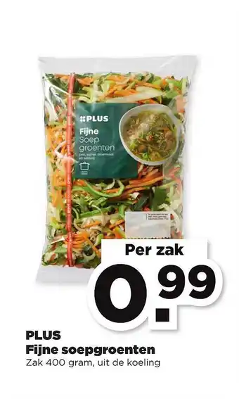 PLUS Plus fijne soepgroenten aanbieding