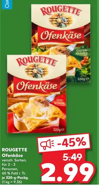 Kaufland DE ROUGETTE Ofenkäse aanbieding